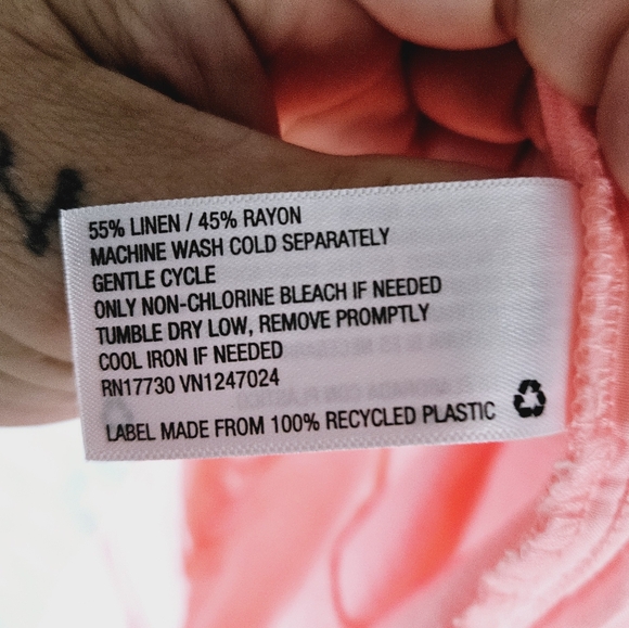 UNIVERSAL THREAD | linen blend long button front pocket shirt - Picture 6 of 7